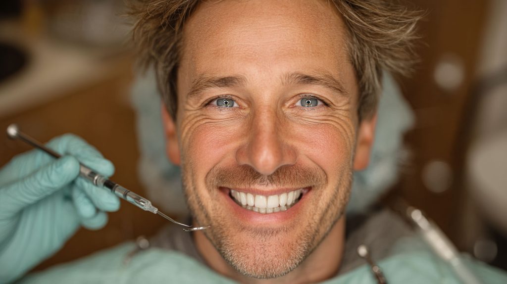 Paciente en proceso de cura de la halitosis