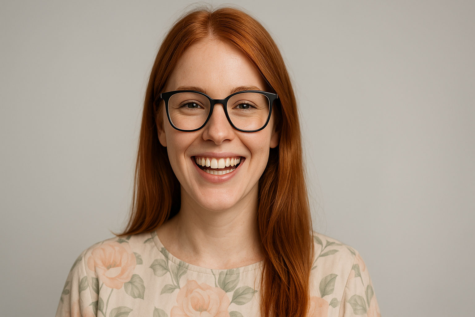 Young woman after single-unit implantation