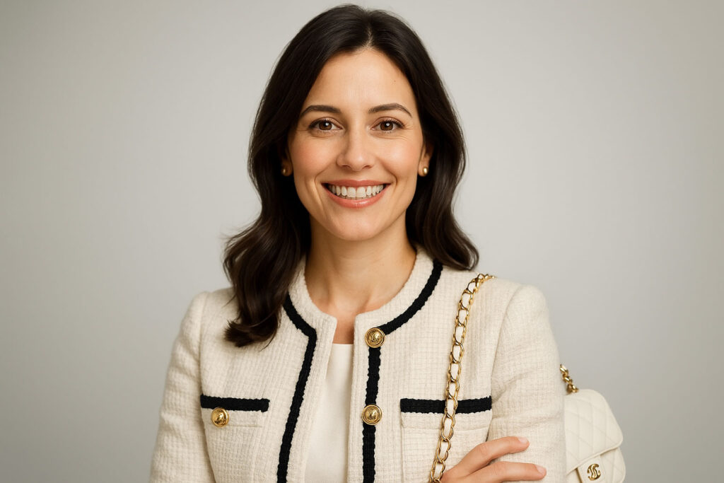 Mujer tras el tratamiento de endodoncia