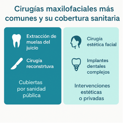 Coberturas público-privadas de la cirugia maxilofacial