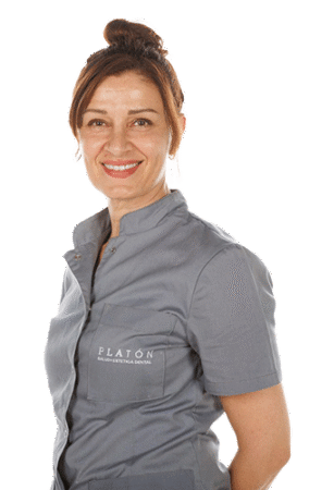 Cristina Hidalgo, higienista en Platón dental
