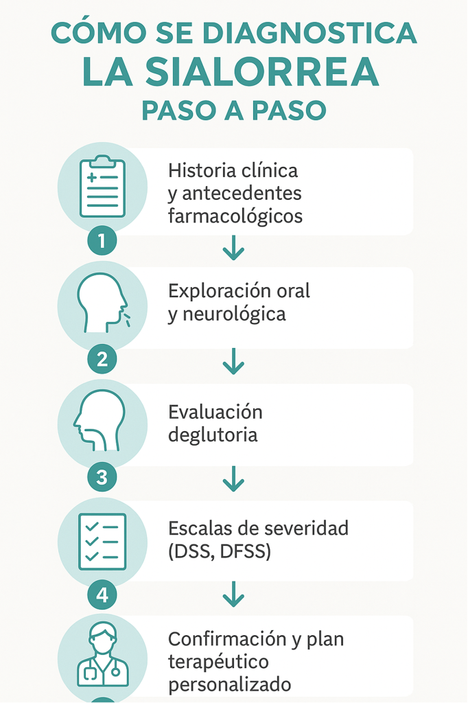 Diagnóstico de la Sialorrea