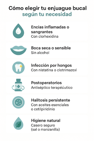 Enjuague bucal, cómo elegir uno