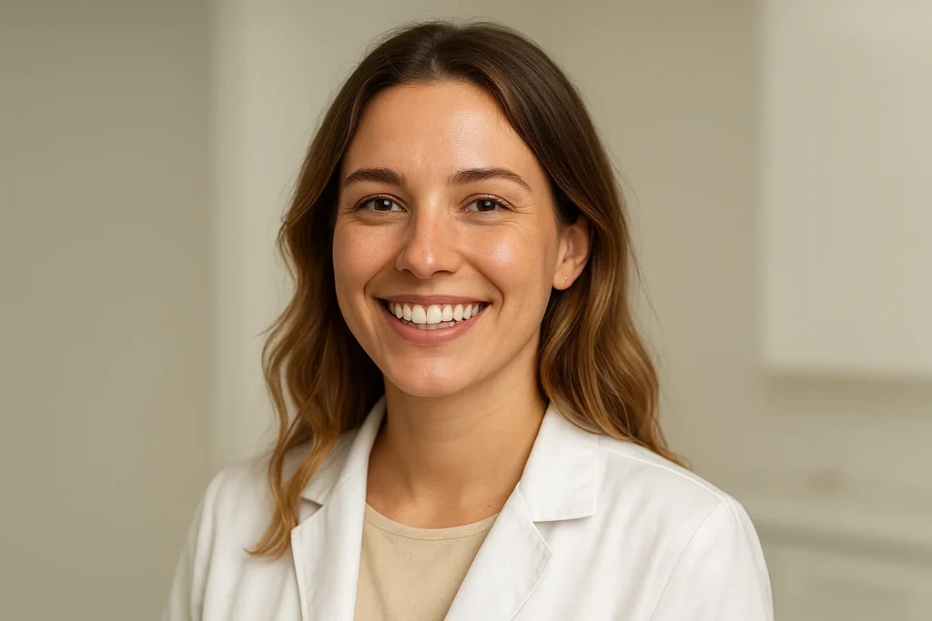 Recovered patient with mouth ulcers