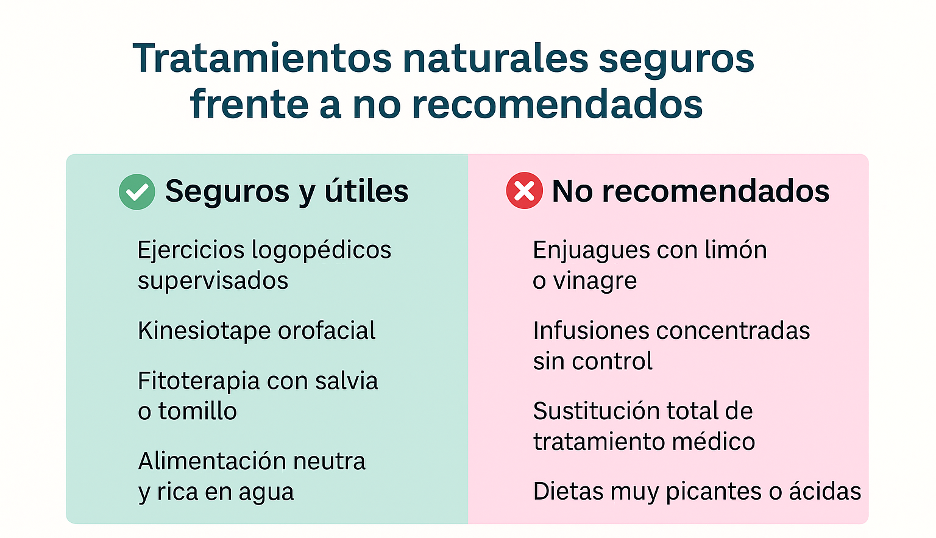 Tratamientos naturales para la sialorrea ¿Cuáles sí y cuáles no?