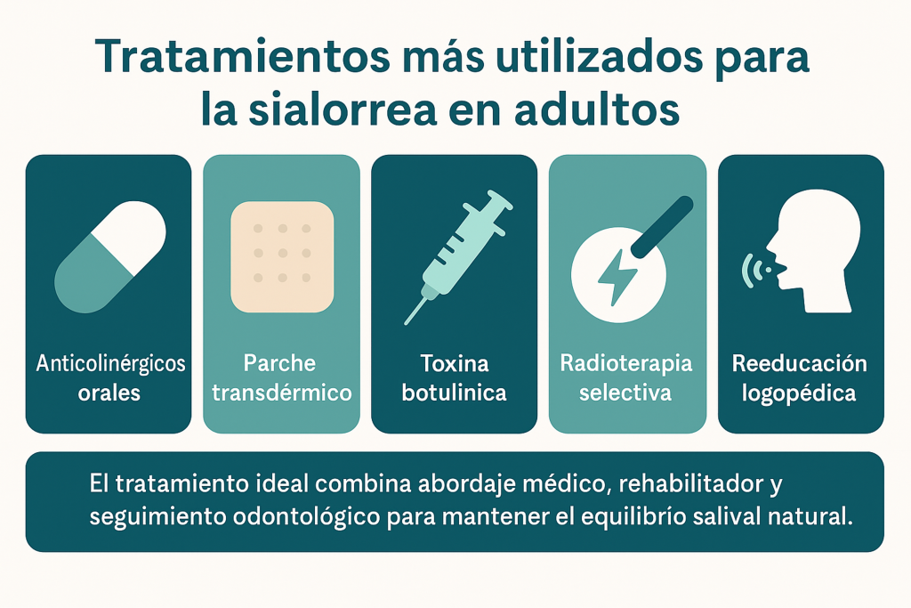 Tratamientos de la sialorrea